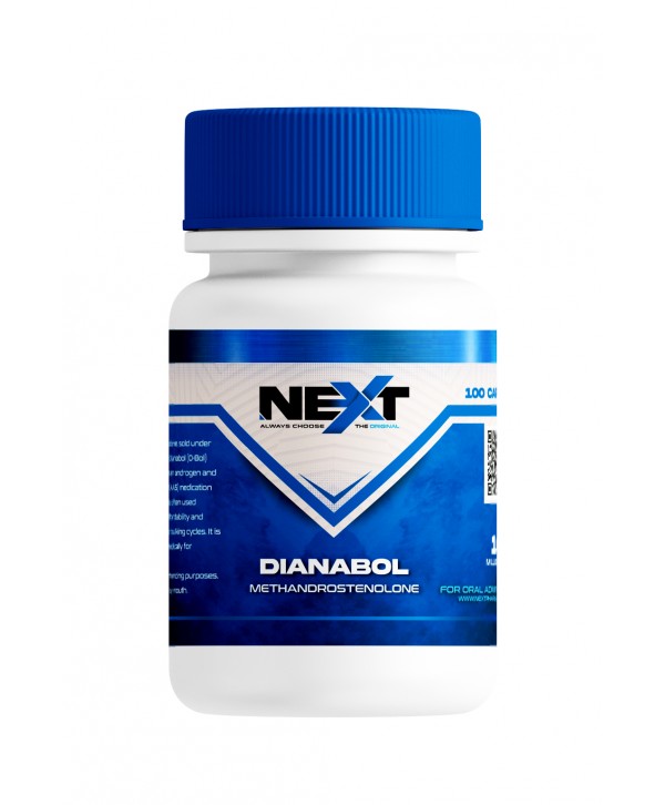 DIANABOL - NEXT PHARMACEUTICS - 10MG (100CAPS)